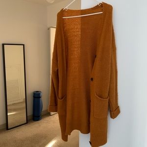 Burnt caramel cardigan